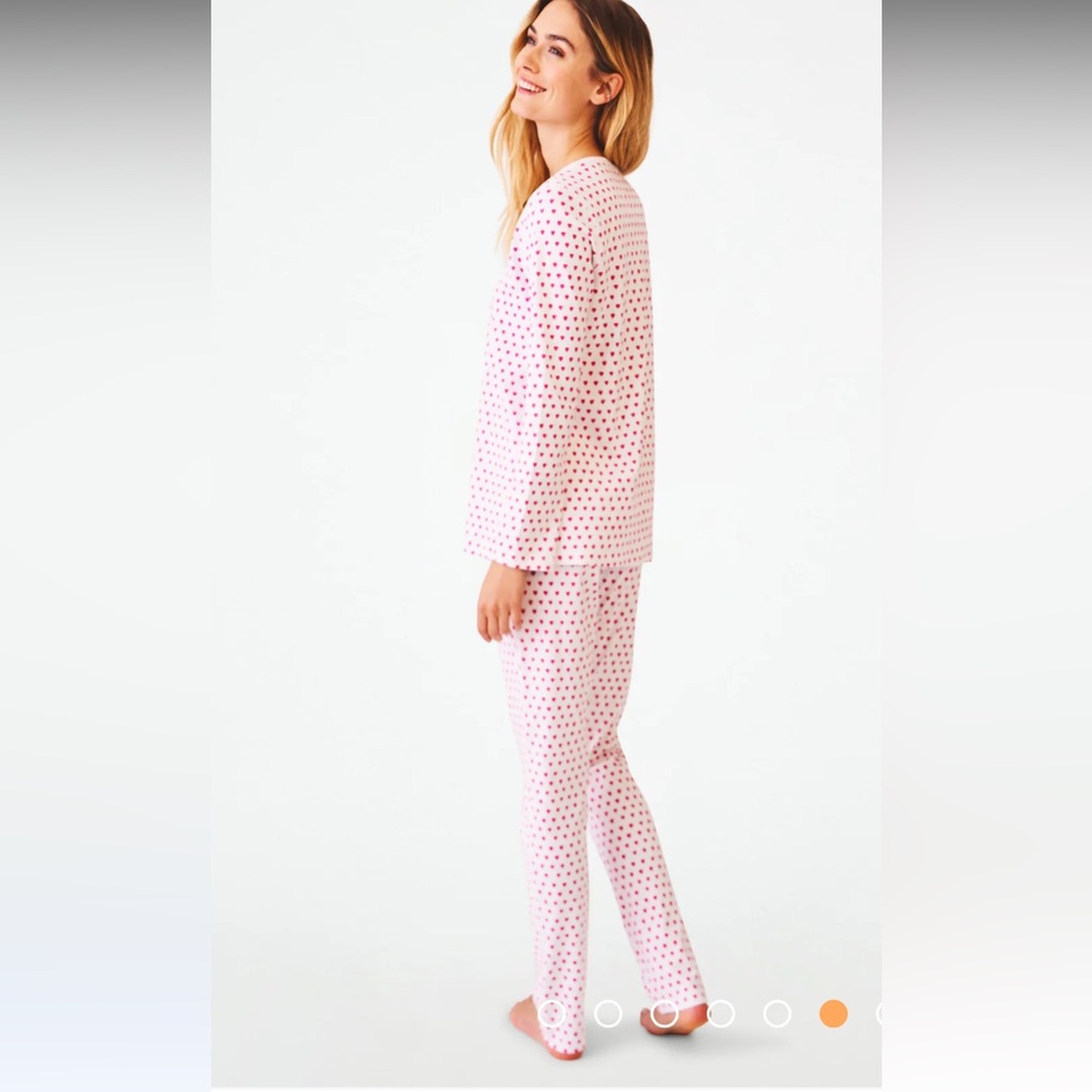Roller Rabbit Pink Heart Pajamas Size Small